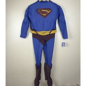 Rubie’s Superman Child Costume Size Medium Jumpsuit – DC Comics Clas
